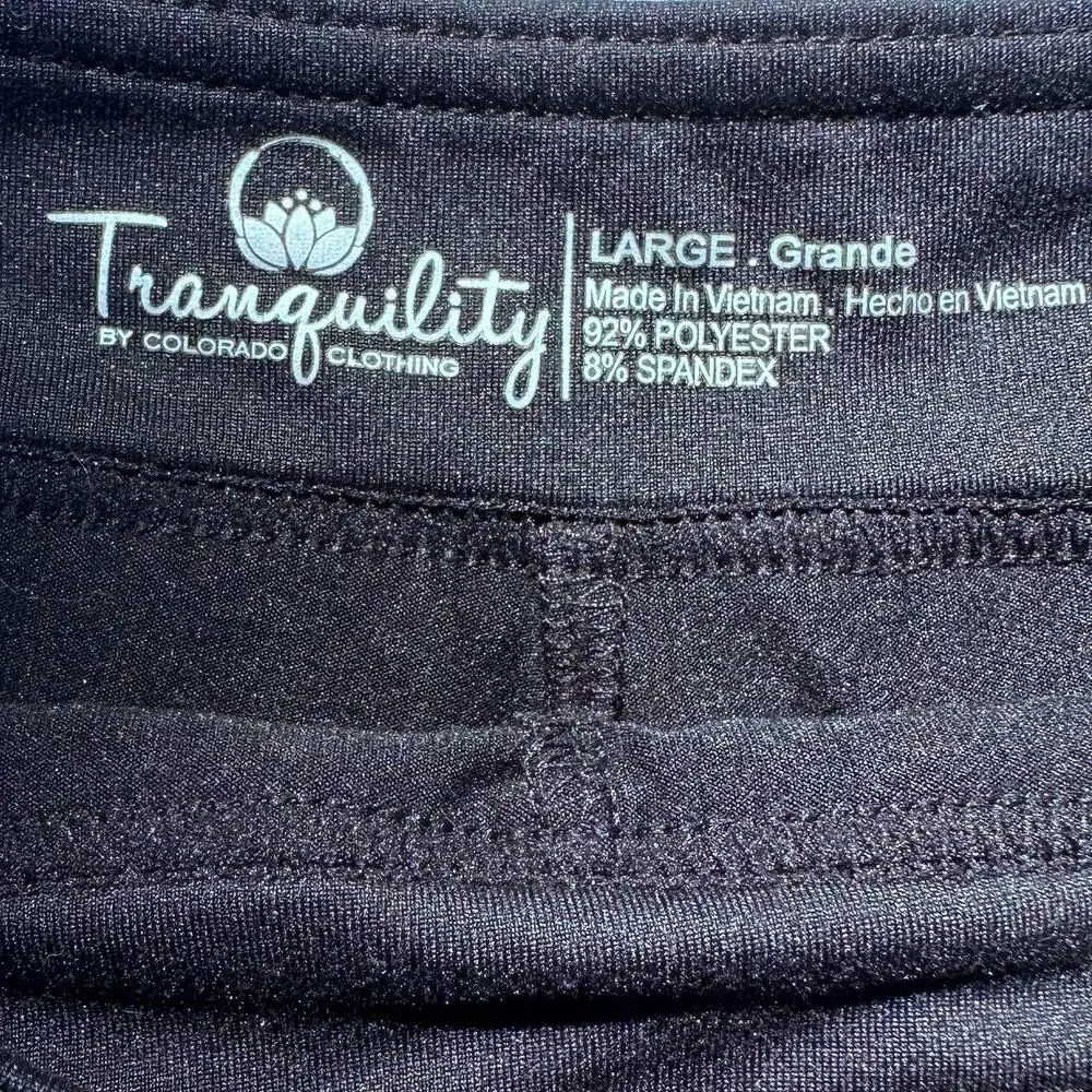 Tranquility by Colorado Clothing Everyday Stretch Skort Women's sz‎ L -EUC